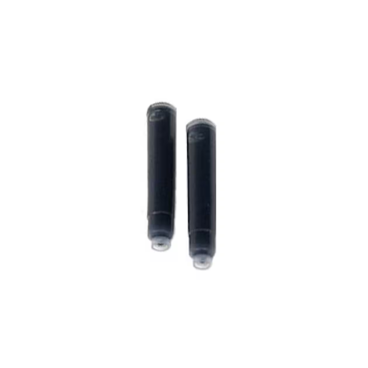 Ink Cartridge for Aluminum Round Barrel Fountain Pen – Black, 2 Pieces