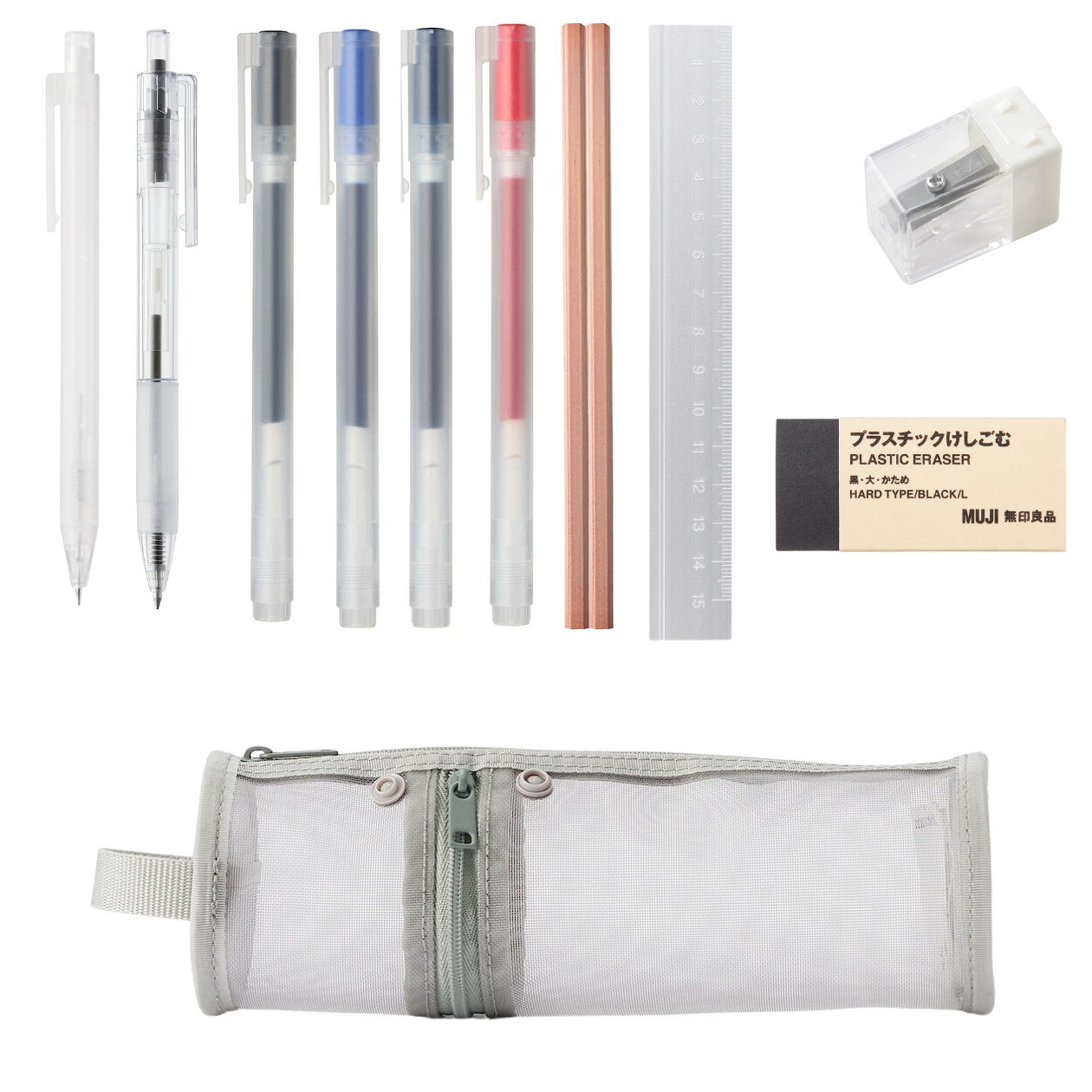 Premium Stationery Gift Set – 11-Piece Edition with Mesh Case