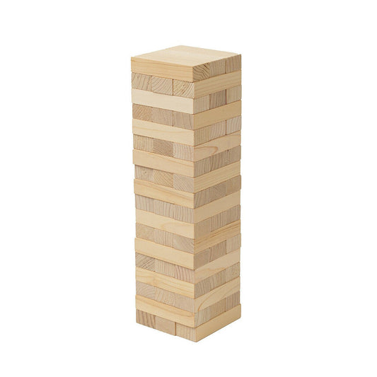 Tower Balance Game in Leftover Japanese Cypress Wood