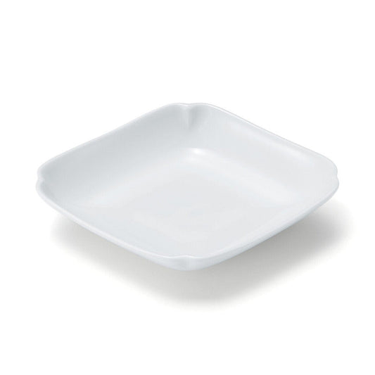 Hasami Ware Porcelain Fortune Plate ‐ Diamond White