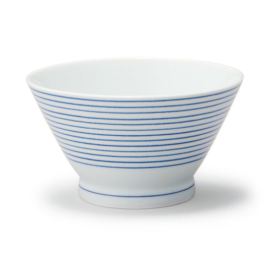 Hasami Ware Porcelain Rice Bowl ‐ Stripe
