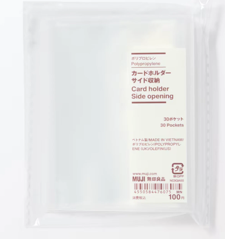 Polypropylene Card Holder – 30 Pockets