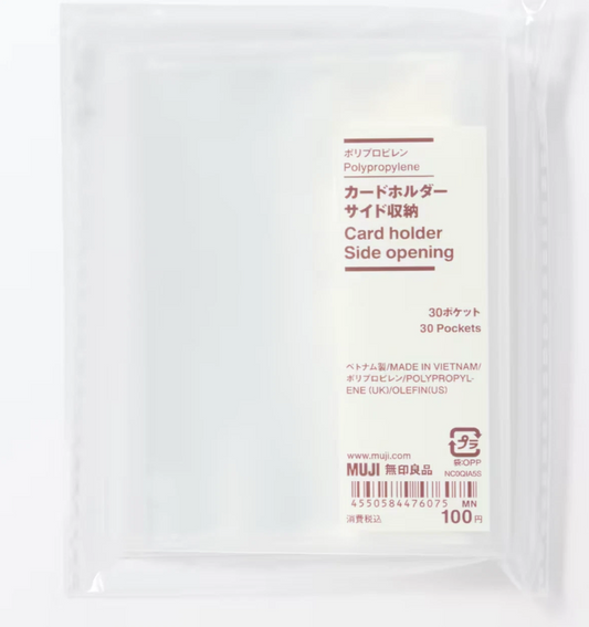 Polypropylene Card Holder – 30 Pockets
