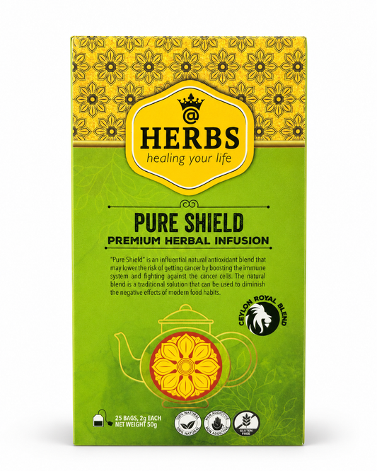 Pure Shield Premium Herbal Infusion – 25 Tea Bags