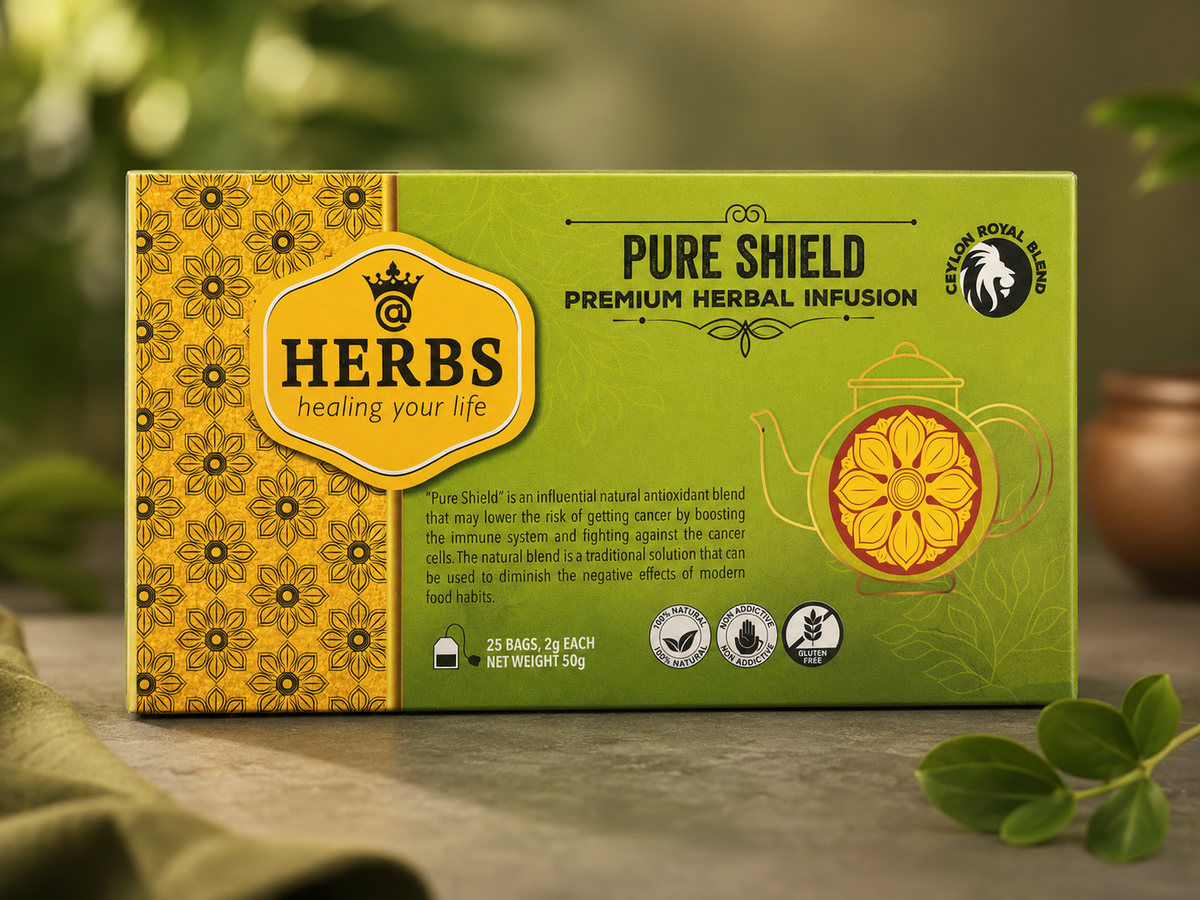 Pure Shield Premium Herbal Infusion – 25 Tea Bags