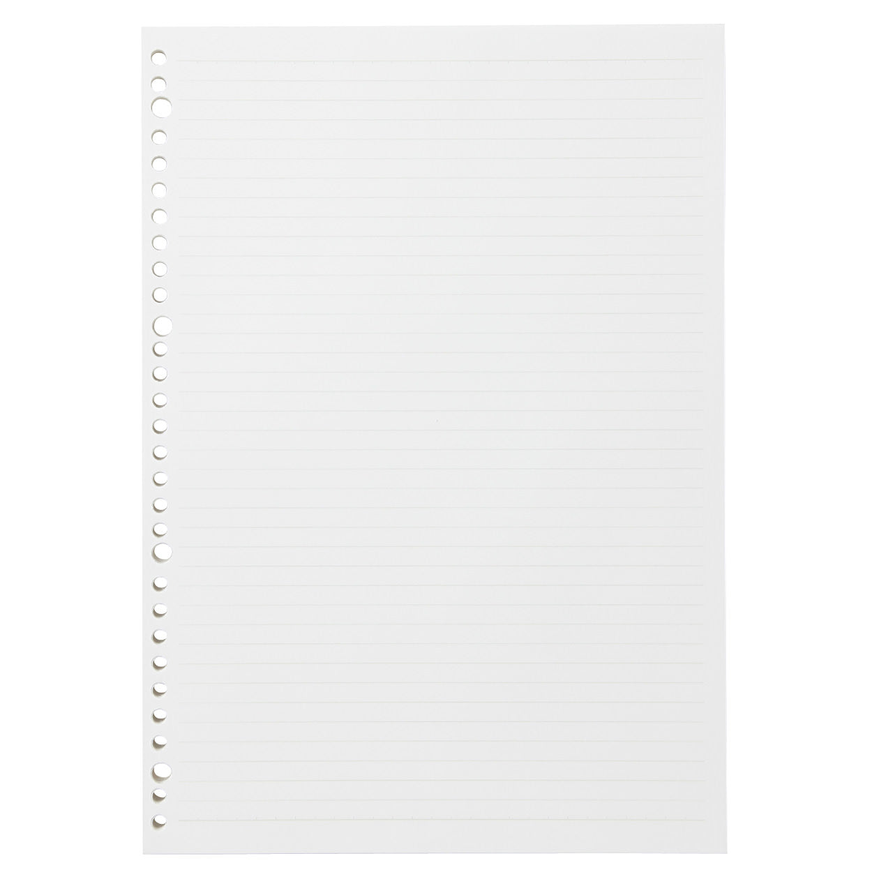 LOOSE LEAF RULED PAPER   A4