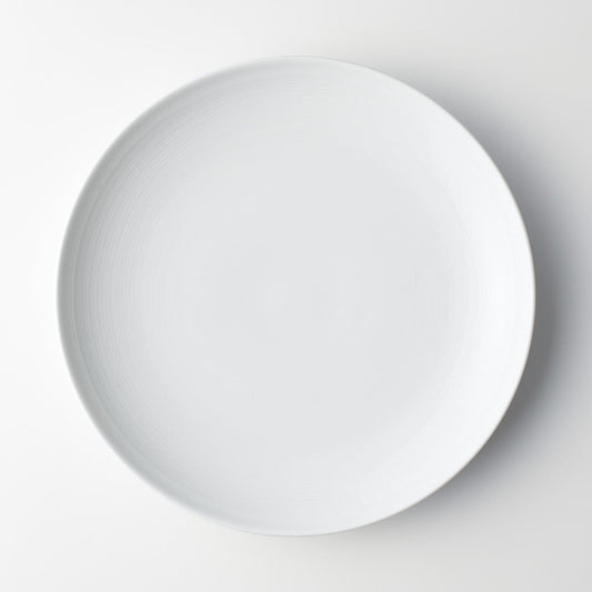 Hakuji White porcelain plate, extra large