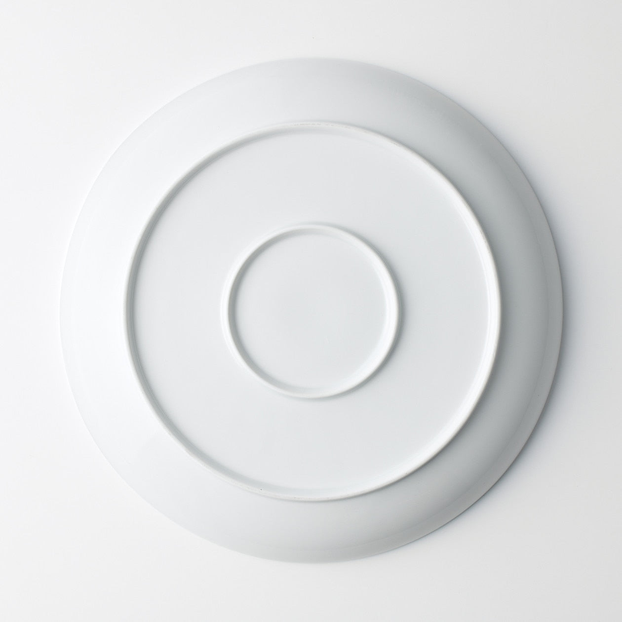 Hakuji White porcelain plate, extra large