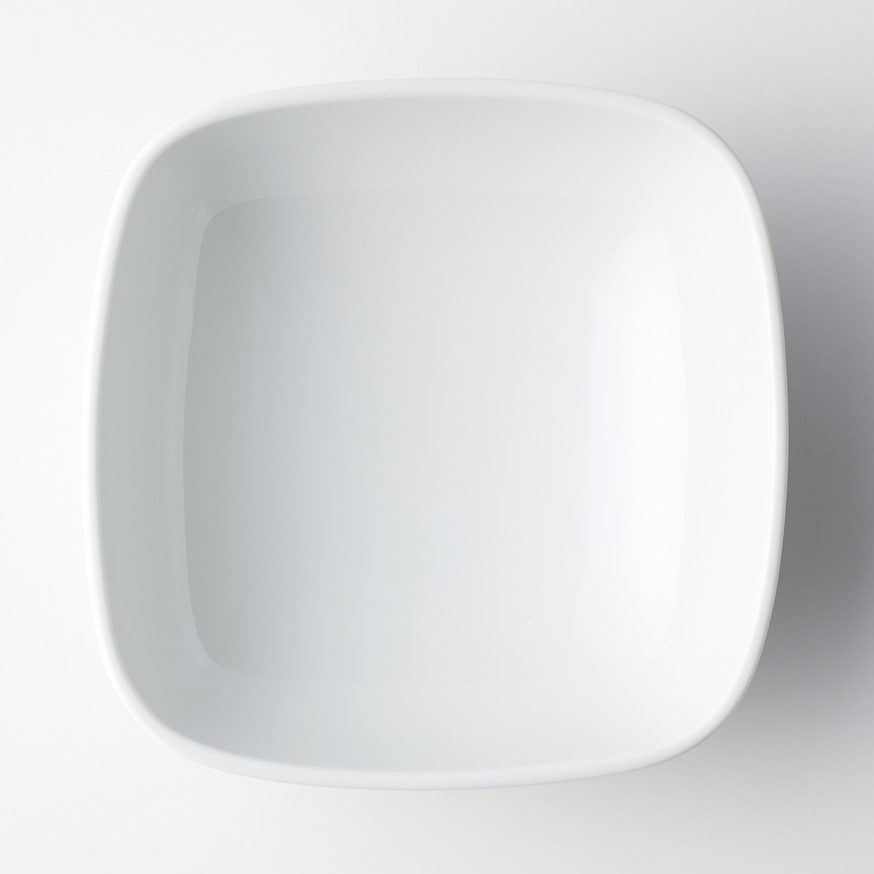Hakuji White Porcelain Square Bowl Medium