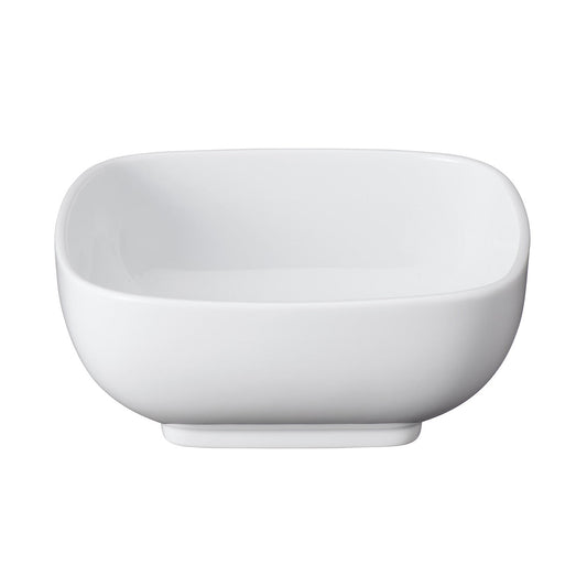 Hakuji White Porcelain Square Bowl Medium