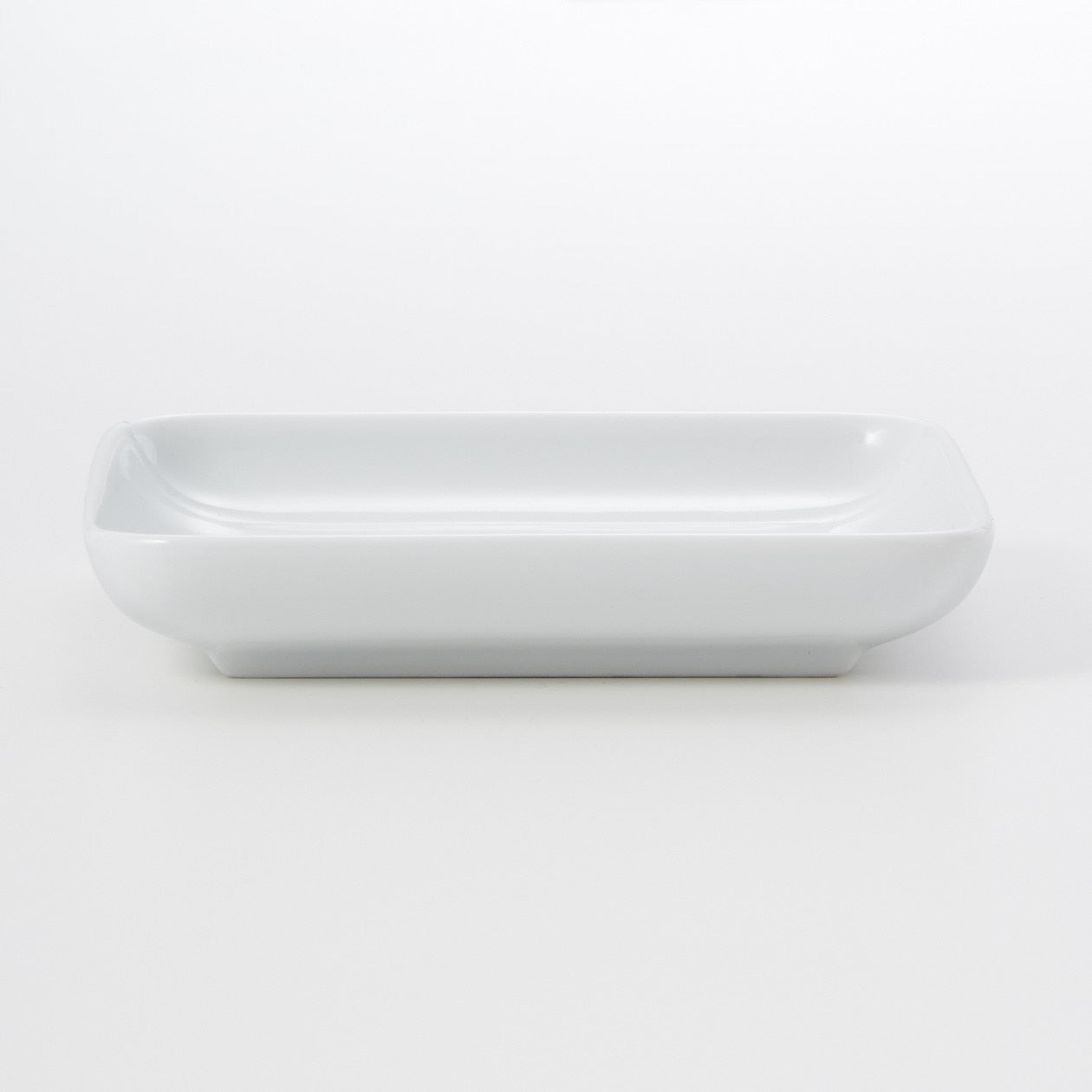Hakuji White Porcelain Square Plate Small