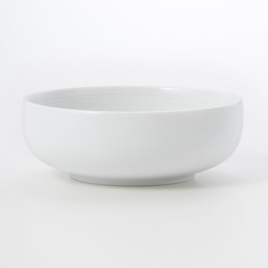 HAKUJI White porcelain shallow bowl, small