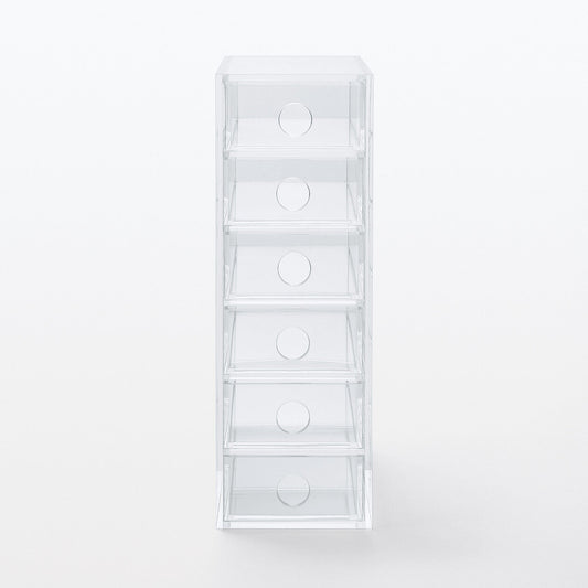 Acrylic Accessory Storage, 6 Drawers