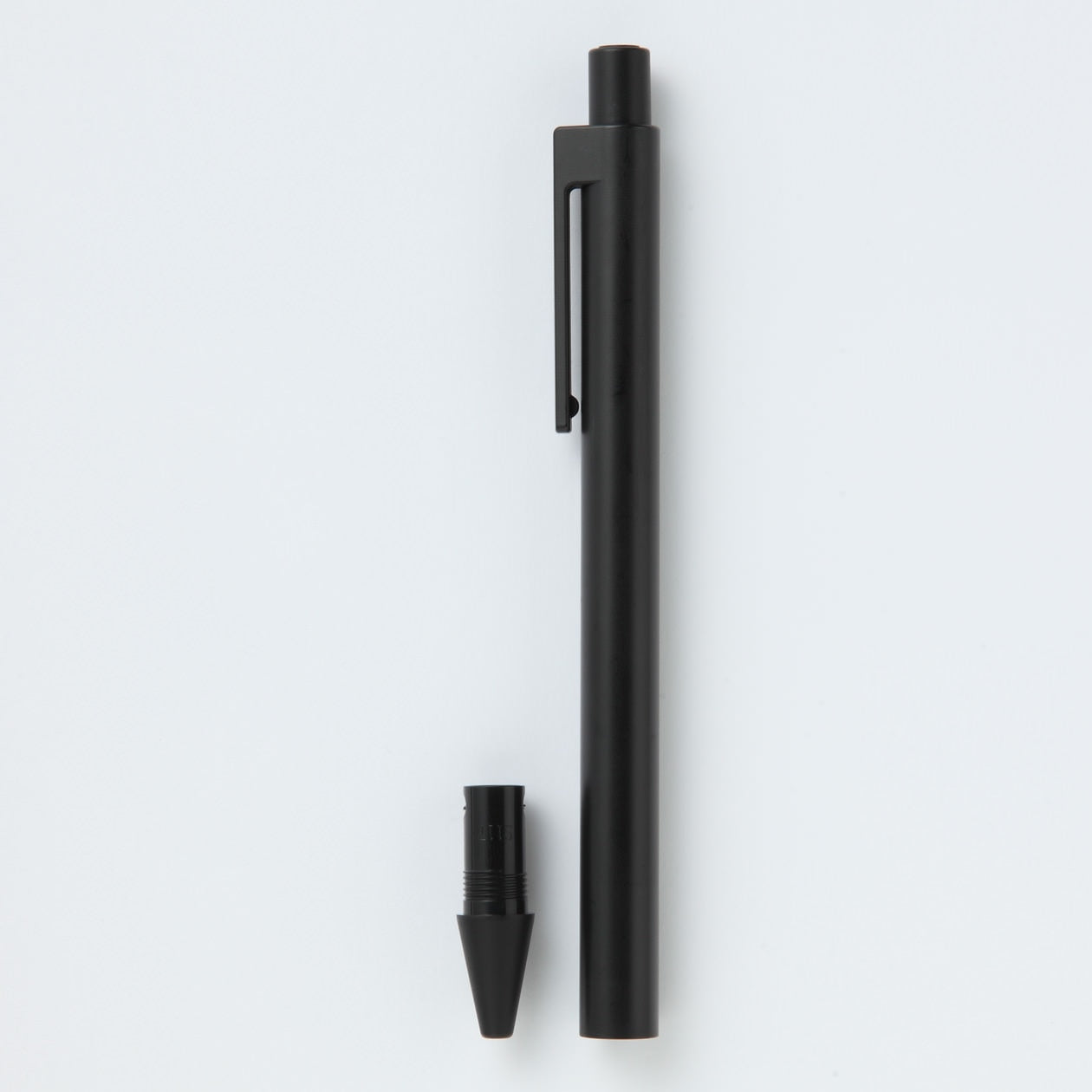 BALLPOINT PEN KNOCK TYPE BODY / BLACK BLACK