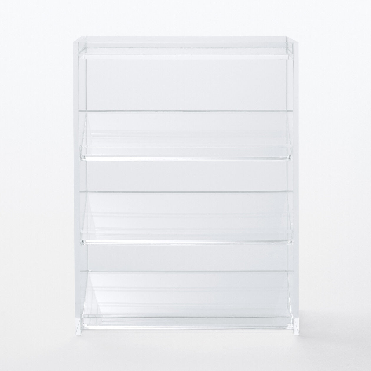 Acrylic 3 Tier Open Shelf