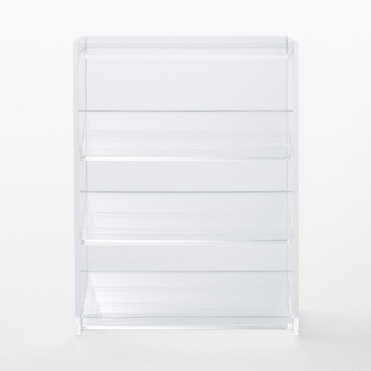 Acrylic 3 Tier Open Shelf