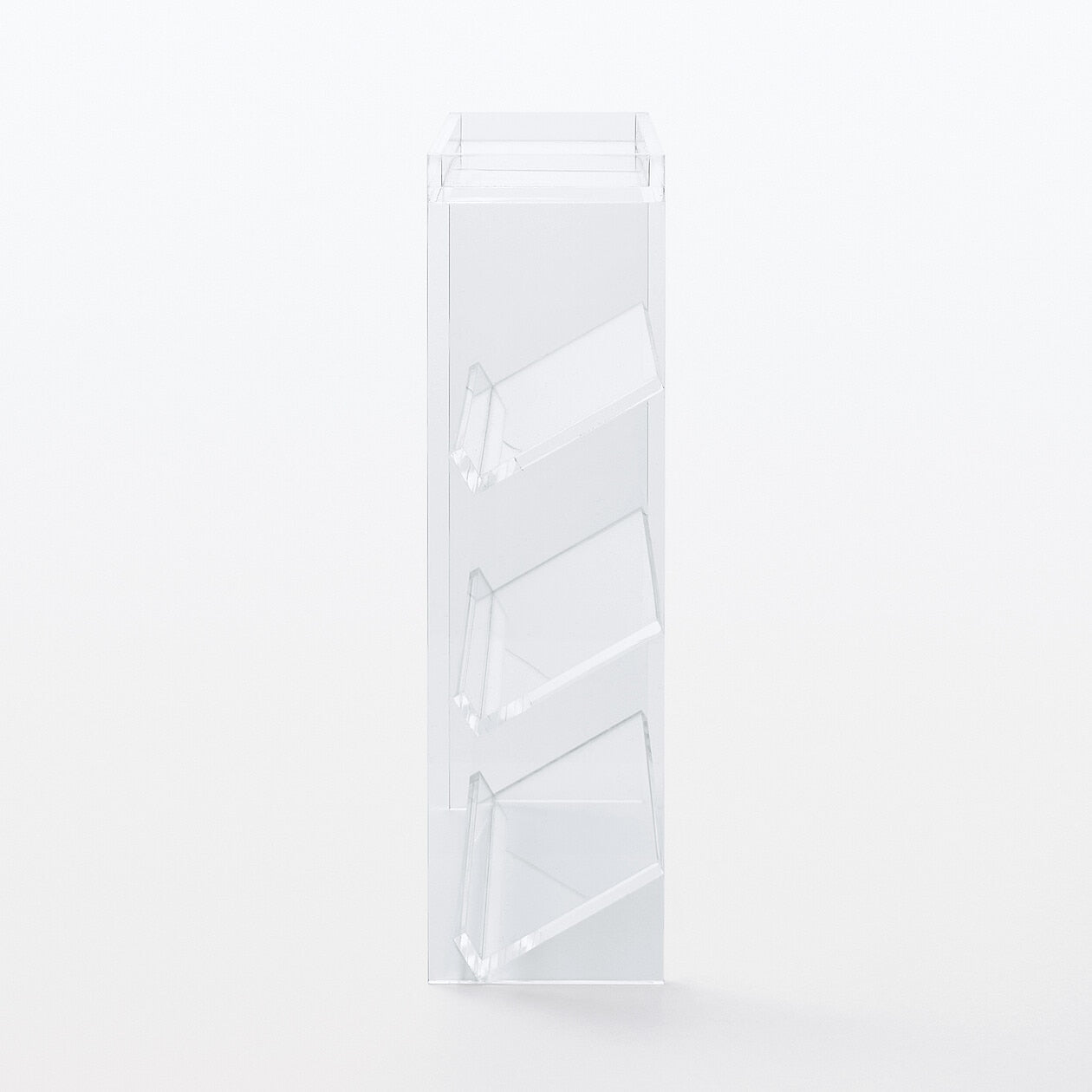 Acrylic 3 Tier Open Shelf