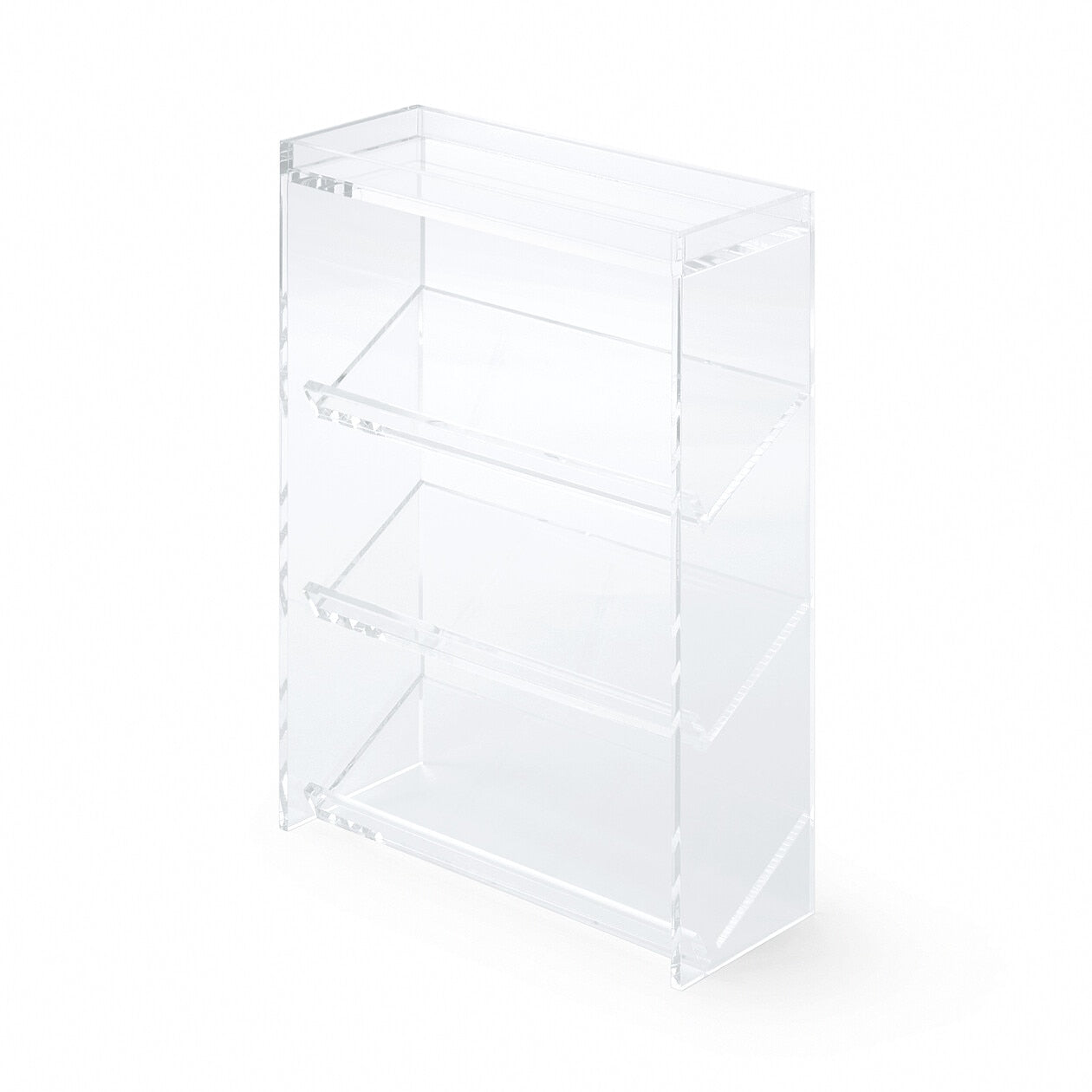 Acrylic 3 Tier Open Shelf