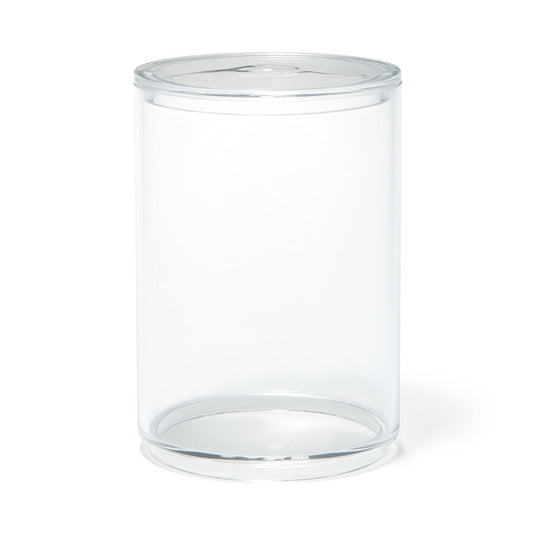 Acrylic Cylindrical case with lid