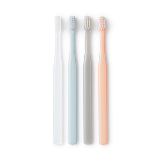Polypropylene Toothbrush Set 4 Colours Mixed Colours