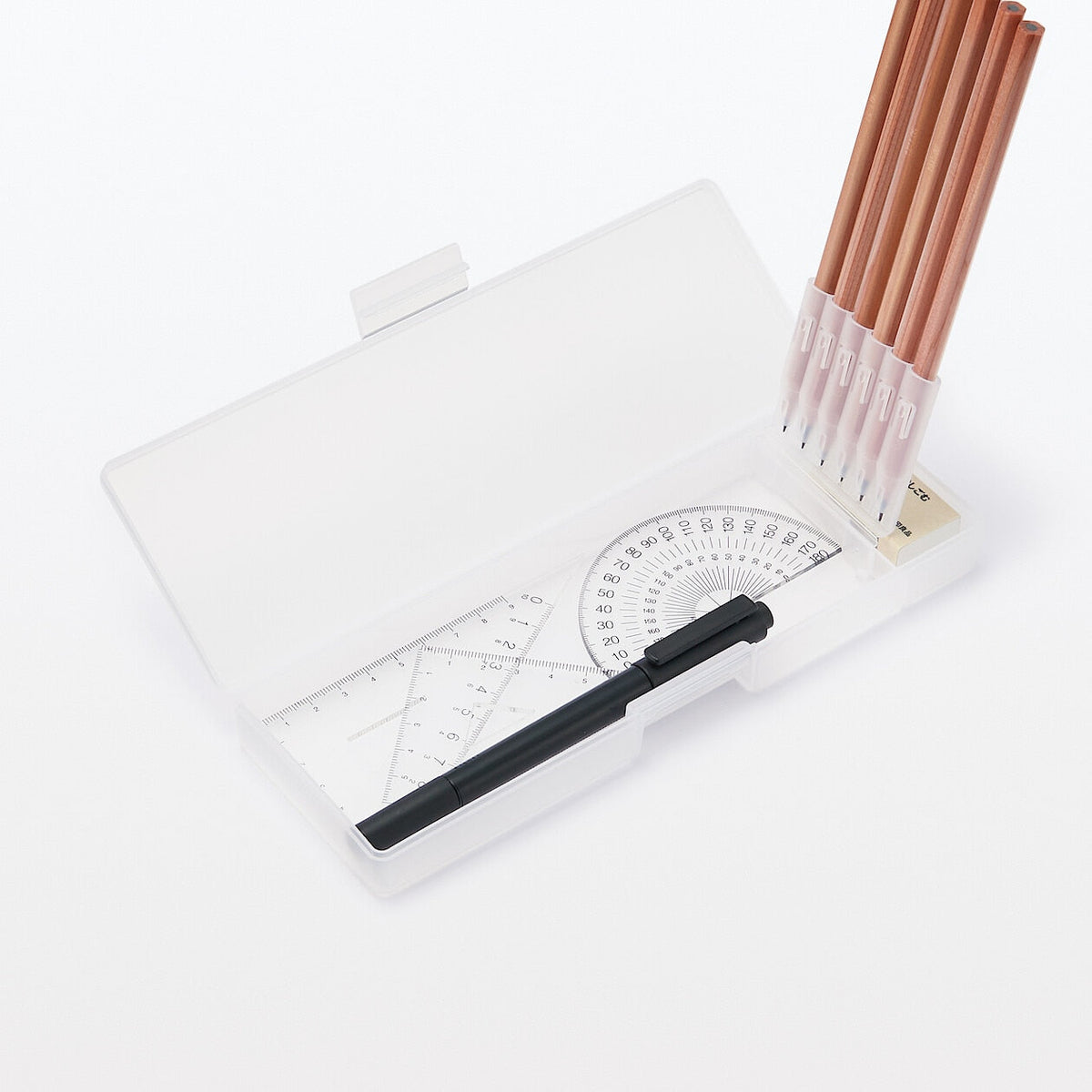 Acrylic Set Square- 30/60 degrees Clear 70x121x2mm