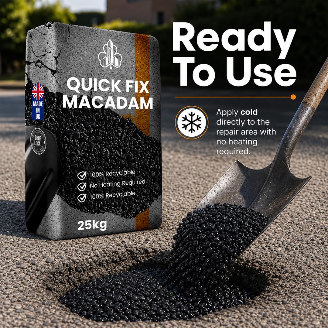 Cold Lay Tarmacadam Repair Kit – 25kg