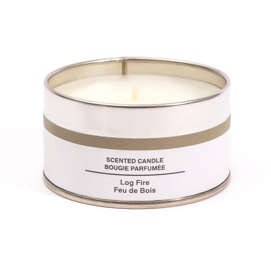 Log Fire Tin Candle – 1 Wick