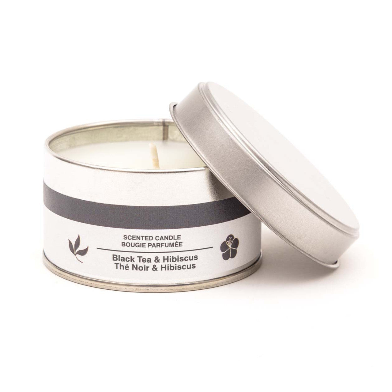 Black Tea and Hibiscus Tin Candle – 1 Wick