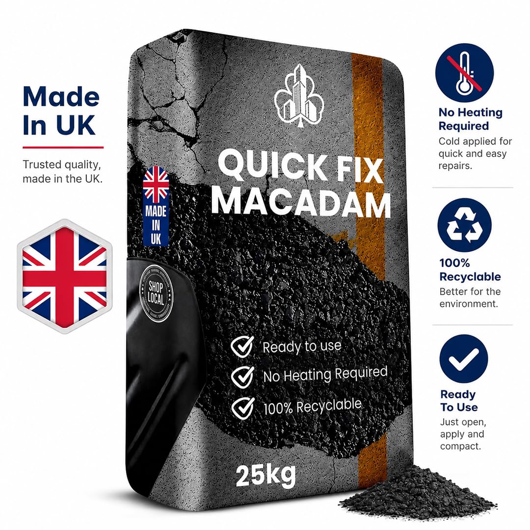 Cold Lay Tarmacadam Repair Kit – 25kg