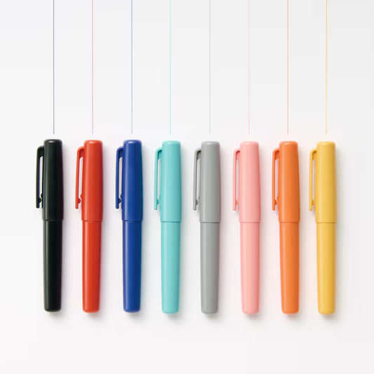 Muji Compact Gel Ink Ballpoint Pen – 8 Color Set (0.5mm)