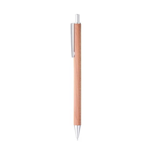 Wooden Barrel Hexagonal Mechanical Pencil (0.5mm, Natural)